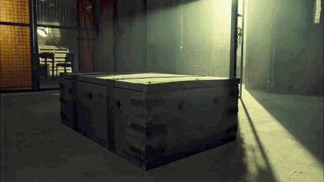 in a box